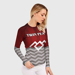 Рашгард женский Twin Peaks, цвет: 3D-принт — фото 2