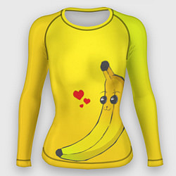 Женский рашгард Just Banana (Yellow)