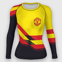 Женский рашгард Man United FC: Yellow style