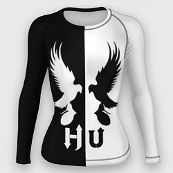 Женский рашгард HU: Black & White