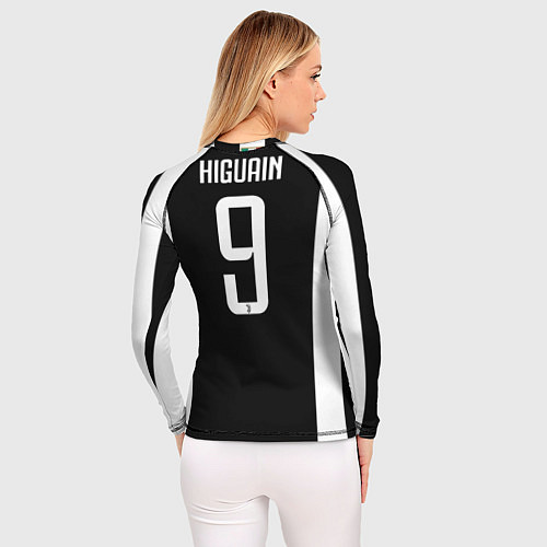 Женский рашгард Juventus FC: Higuain Home 17/18 / 3D-принт – фото 4