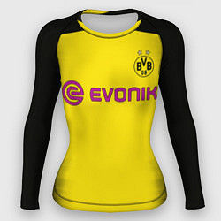 Рашгард женский BVB FC: Aubameyang Away 17/18, цвет: 3D-принт