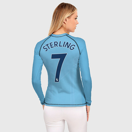 Женский рашгард Man City FC: Sterling Home 17/18 / 3D-принт – фото 4