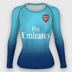 Рашгард женский Arsenal FC: Ozil Blue Away 17/18, цвет: 3D-принт