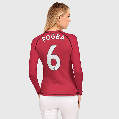 Женский рашгард Man UTD: Pogba Home 17/18 / 3D-принт – фото 4