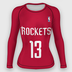 Рашгард женский Rockets: Houston 13, цвет: 3D-принт