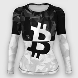 Рашгард женский Bitcoin: Poly Style, цвет: 3D-принт