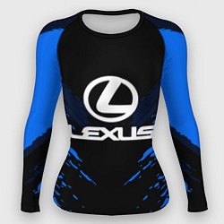 Рашгард женский Lexus: Blue Anger, цвет: 3D-принт