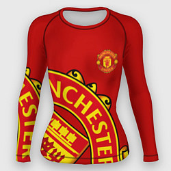 Рашгард женский FC Man United: Red Exclusive, цвет: 3D-принт