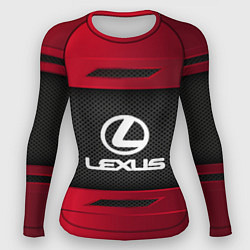 Рашгард женский Lexus Sport, цвет: 3D-принт
