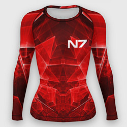 Женский рашгард Mass Effect: Red Armor N7