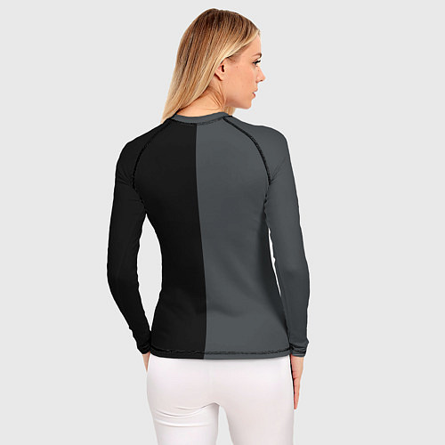 Женский рашгард KUROKUMA x MONOKUMA / 3D-принт – фото 4