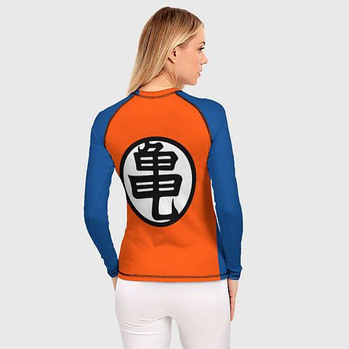 Женский рашгард DBZ: Kame Senin Kanji Emblem / 3D-принт – фото 4