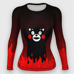 Женский рашгард Kumamon: Hell Flame