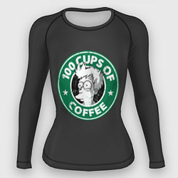 Рашгард женский 100 cups of coffee, цвет: 3D-принт