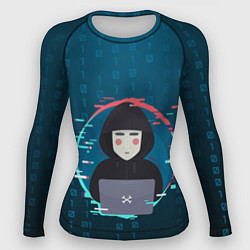 Рашгард женский Anonymous hacker, цвет: 3D-принт