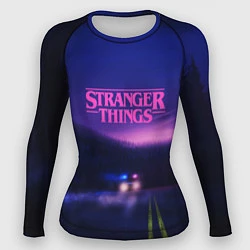 Женский рашгард Stranger Things: Neon Road