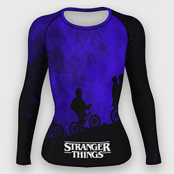 Рашгард женский Stranger Things: Moon Biker, цвет: 3D-принт