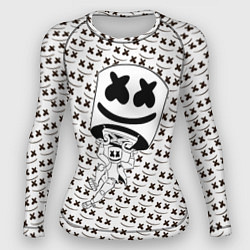 Рашгард женский Marshmello King, цвет: 3D-принт