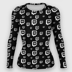 Женский рашгард Twitch: Black Pattern