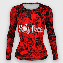 Рашгард женский Sally Face: Red Bloody, цвет: 3D-принт