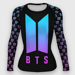 Рашгард женский BTS: Neon Night, цвет: 3D-принт