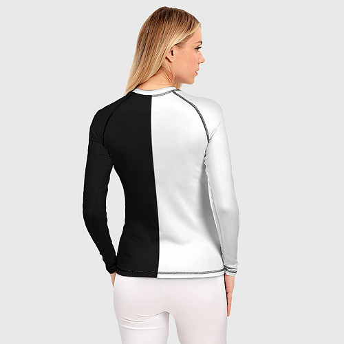 Женский рашгард ЪУЪ СЪУКА: ЧБ / 3D-принт – фото 4