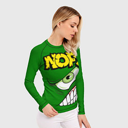 Рашгард женский NOFX Face, цвет: 3D-принт — фото 2