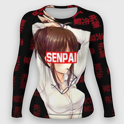 Рашгард женский Anime Senpai, цвет: 3D-принт