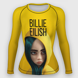 Рашгард женский BILLIE EILISH: Yellow Girl, цвет: 3D-принт