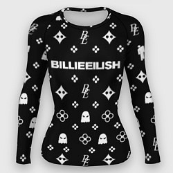 Женский рашгард Billie Eilish: Black Pattern