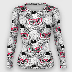 Женский рашгард Совы в очках