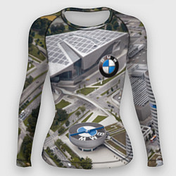 Рашгард женский BMW city, цвет: 3D-принт