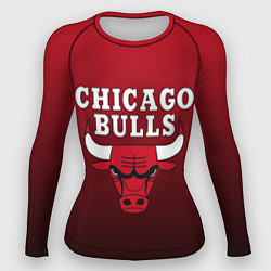 Рашгард женский CHICAGO BULLS, цвет: 3D-принт