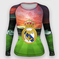 Рашгард женский FC Real Madrid, цвет: 3D-принт
