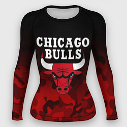 Рашгард женский CHICAGO BULLS, цвет: 3D-принт