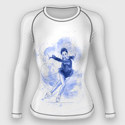 Рашгард женский Фигурное катание, цвет: 3D-принт