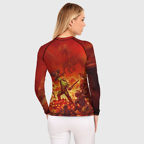 Женский рашгард DOOM / 3D-принт – фото 4