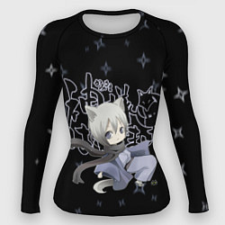 Рашгард женский ОЧЕНЬ ПРИЯТНО БОГ!, цвет: 3D-принт