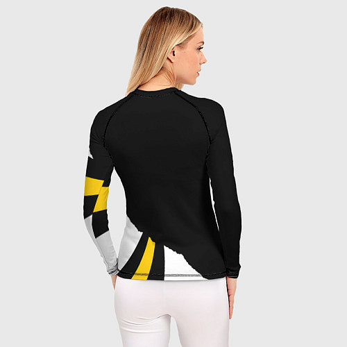 Женский рашгард Войска связи - громче крикнешь, дальше слышно / 3D-принт – фото 4