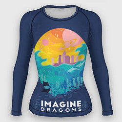 Рашгард женский Imagine Dragons, цвет: 3D-принт