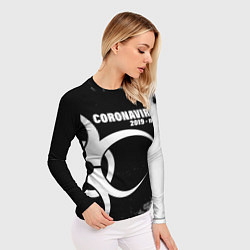 Рашгард женский Coronavirus 2019 - nCoV, цвет: 3D-принт — фото 2