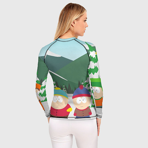 Женский рашгард ЮЖНЫЙ ПАРК / 3D-принт – фото 4