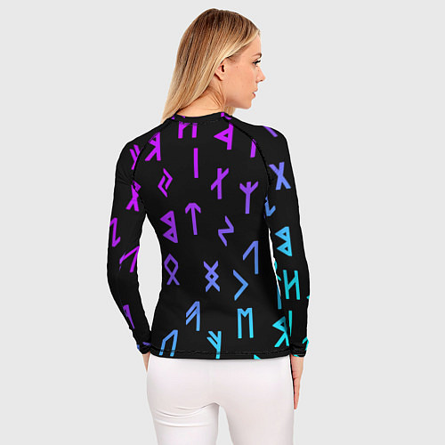 Женский рашгард РУНЫ / 3D-принт – фото 4