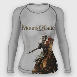 Рашгард женский Mount and Blade, цвет: 3D-принт