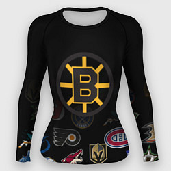 Рашгард женский NHL Boston Bruins Z, цвет: 3D-принт