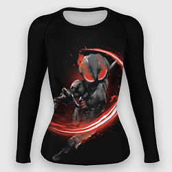 Рашгард женский BLACK MANTA, цвет: 3D-принт