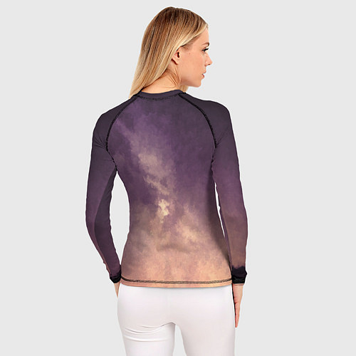 Женский рашгард Бесконечный космос / 3D-принт – фото 4