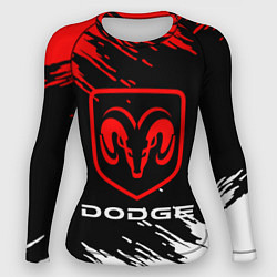 Рашгард женский DODGE, цвет: 3D-принт