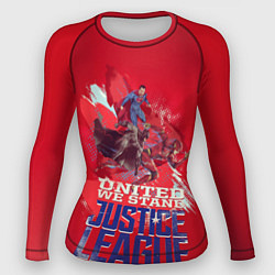 Рашгард женский Justice League, цвет: 3D-принт
